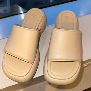 Zara Beige Women's Mules